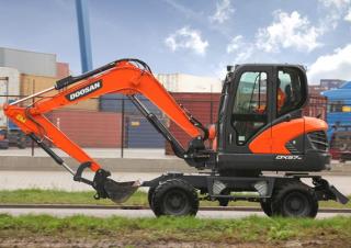 Колісні екскаватори Doosan DX57W