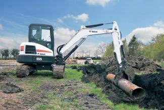 Міні-екскаватори Bobcat E55W