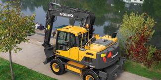 Колісні екскаватори Volvo EW140D