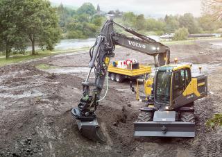 Колісні екскаватори Volvo EW160E