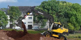 Колісні екскаватори Volvo EW210D