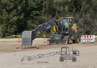 Колісні екскаватори Volvo EW180E