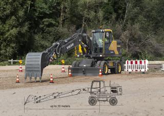 Колісні екскаватори Volvo EW180E