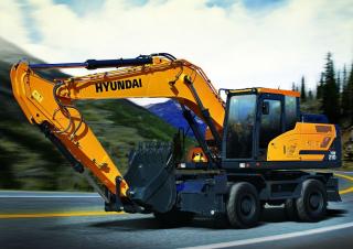 Колісні екскаватори Hyundai HW140