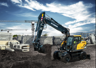 Колісні екскаватори Hyundai HW160A