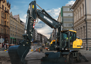 Колісні екскаватори Hyundai HW210A