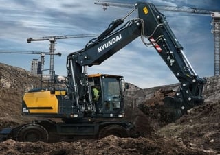Колісні екскаватори Hyundai HW210A