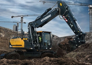 Колісні екскаватори Hyundai HW210A