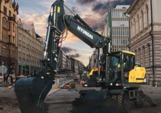 Колісні екскаватори Hyundai HW210A L