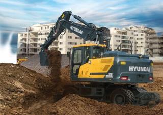 Колісні екскаватори Hyundai HW210A L