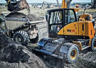 Колісні екскаватори Hydrema MX 16