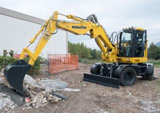 Колісні екскаватори Komatsu PW118MR-11