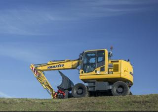 Колісні екскаватори Komatsu PW148-10