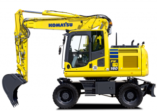 Колісні екскаватори Komatsu PW160-10