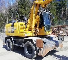 Колісні екскаватори Komatsu PW160-7E0