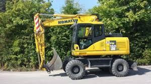 Колісні екскаватори Komatsu PW160-7E0