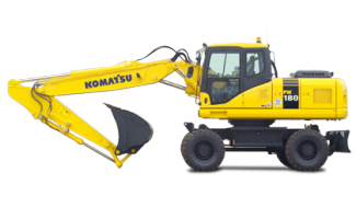 Колісні екскаватори Komatsu PW180-7E0