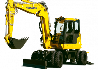 Колісні екскаватори Komatsu PW98MR-10