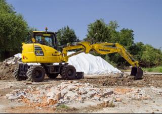 Колісні екскаватори Komatsu PW98MR-10