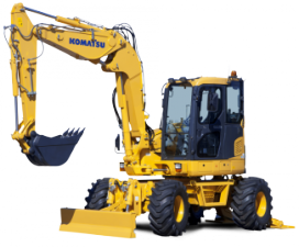 Колісні екскаватори Komatsu PW98MR-8