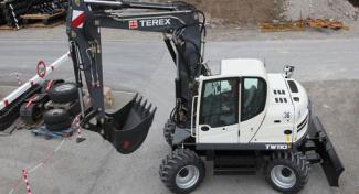 Колісні екскаватори Terex TW 110