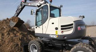 Колісні екскаватори Terex TW 110