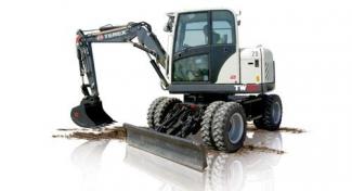 Колісні екскаватори Terex TW 70