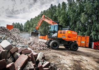 Колісні екскаватори Hitachi ZX140W-6