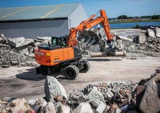 Колісні екскаватори Hitachi ZX170W-6
