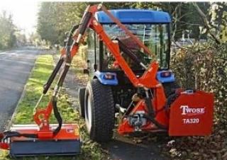 Літнє технічне обладнання косарки з похилими поверхнями Twose TA 320
