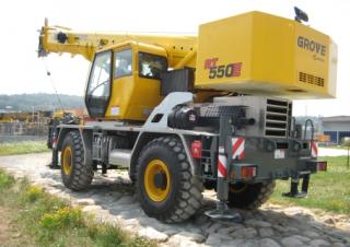 Крани для грунтових просторів Grove RT550E