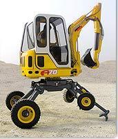 крокуючі екскаватори Menzi A20