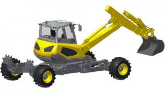 крокуючі екскаватори Menzi M340