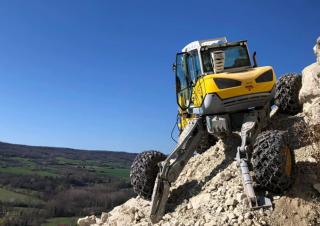 крокуючі екскаватори Menzi M535x