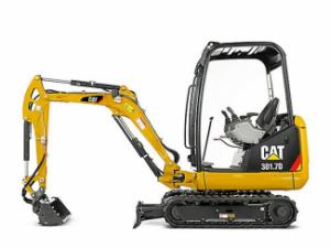 Міні-екскаватори Caterpillar 301.7D