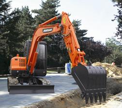 Колісні екскаватори Doosan DX 55