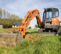 Міні-екскаватори Doosan DX 60 R