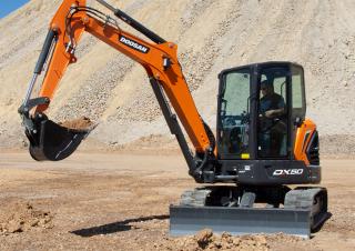 Міні-екскаватори Doosan DX50-5K