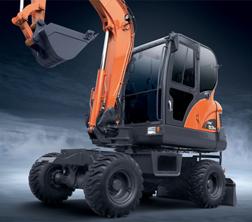 Колісні екскаватори Doosan DX55W