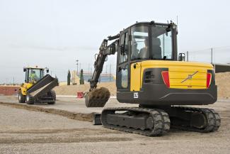 Міні-екскаватори Volvo EC55C