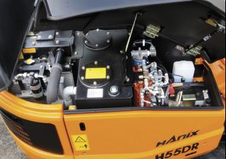 Міні-екскаватори Hanix H55DR Long