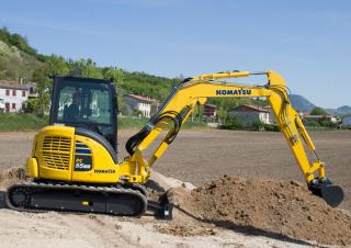 Міні-екскаватори Komatsu PC55MR-5E0