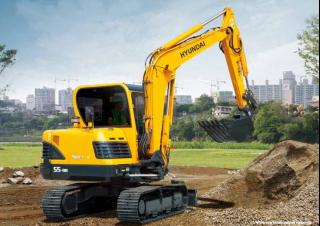 Міні-екскаватори Hyundai R55-9A