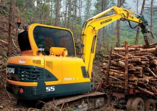 Міні-екскаватори Hyundai R55-9A