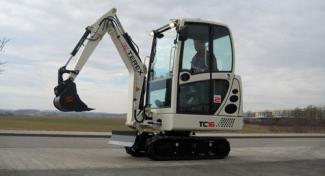 Міні-екскаватори Terex TC 16 Twindrive