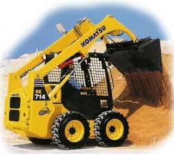 Міні-навантажувачі Komatsu SK714-5