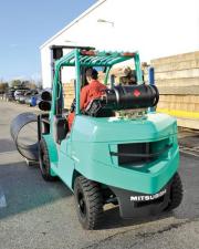 навантажувач з вилковим захватом LPG Mitsubishi FG50N