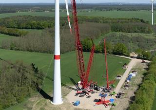 Пересувні крани – решітчаста стріла Liebherr LG 1750