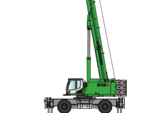 пересувні крани - телескопічна стріла Sennebogen 6113E