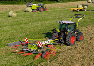 Причіпні валкоутворювачі (барабанні граблі) Claas Liner 450 T